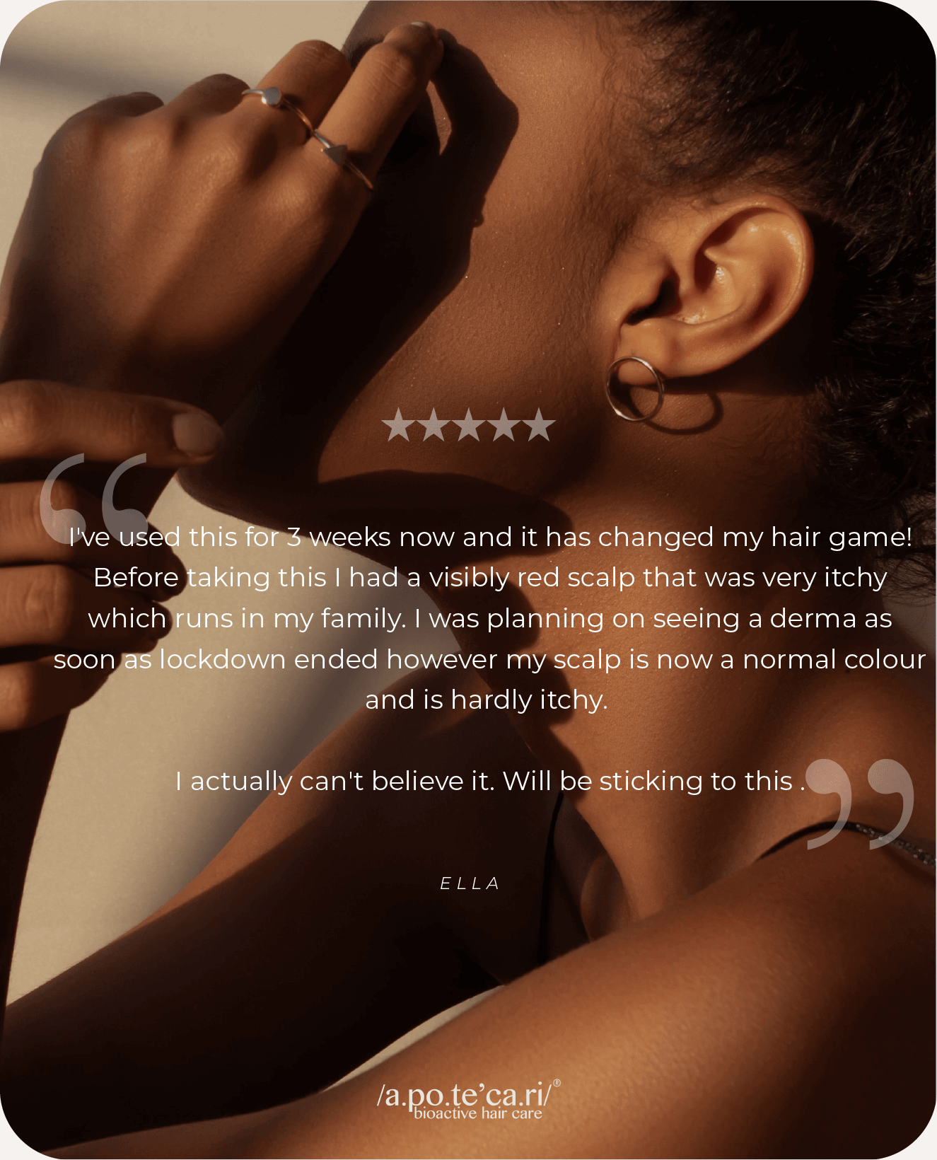 Apotecari, Crowning Glory, capsules , healthy scalp, solution to dry scalp, testimonial