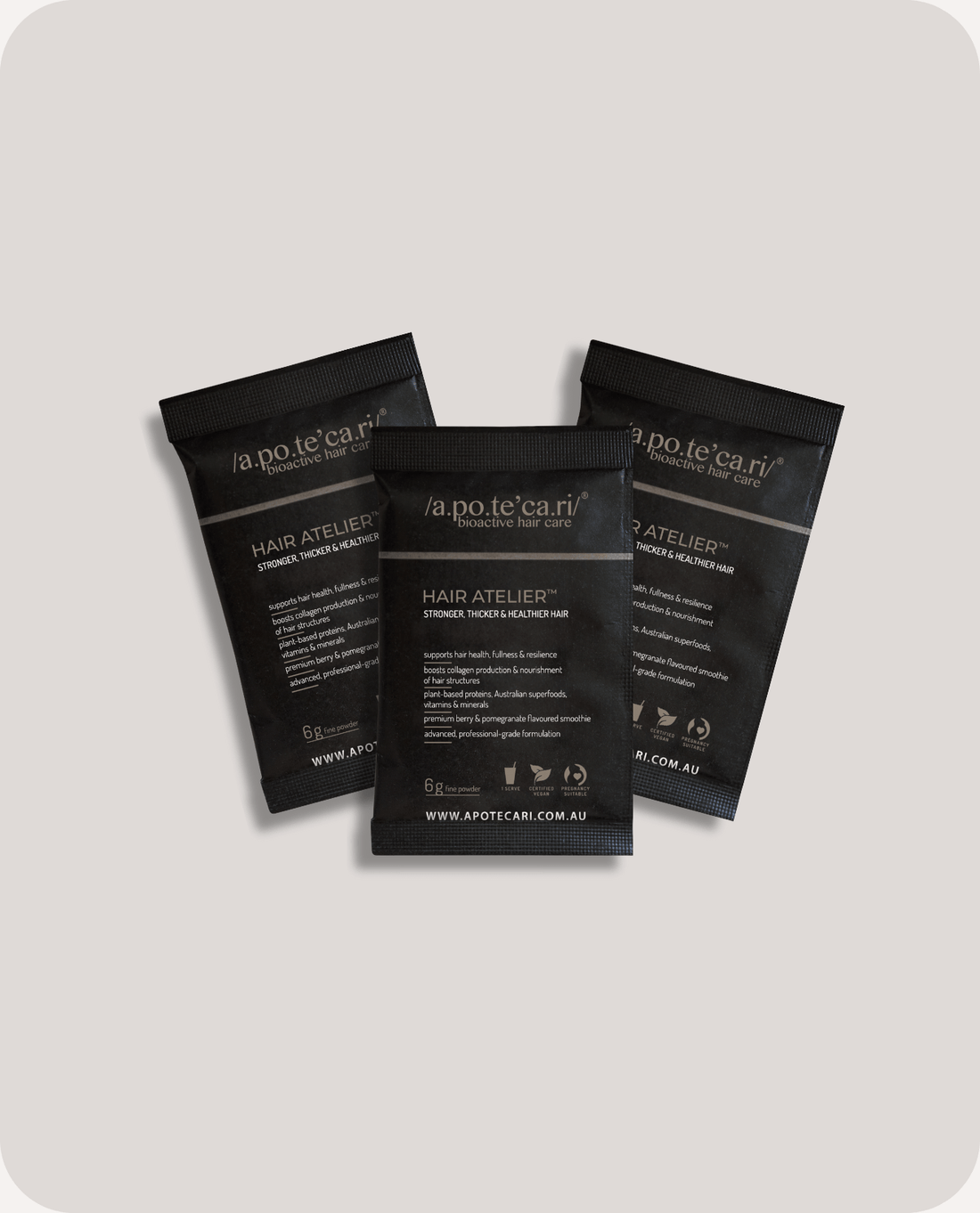 Sachet Sample Pack of Hair Atelier