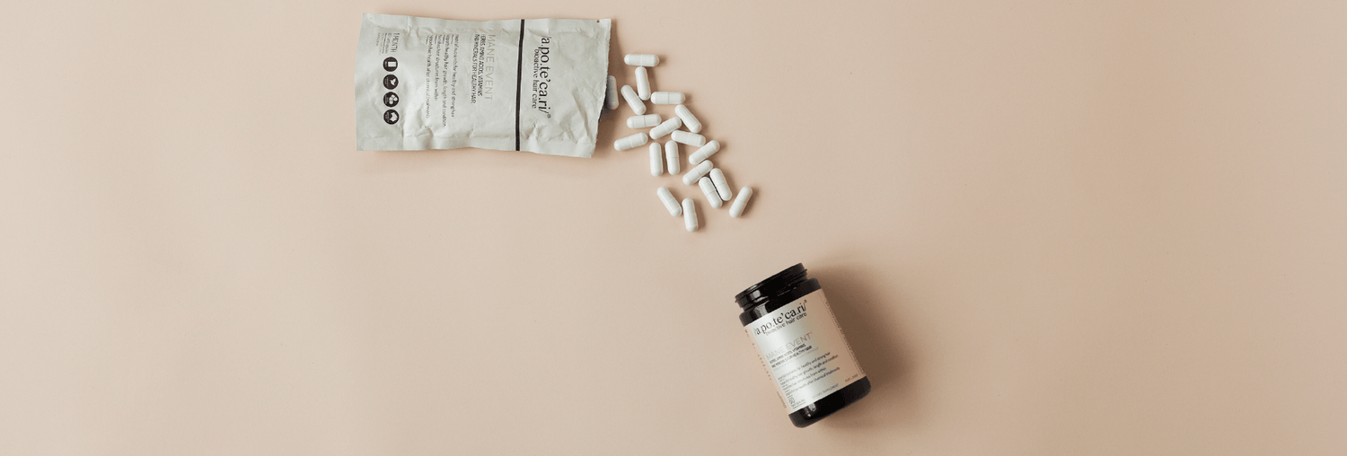 Apotecari, Mane Event, healthy hair, edible hair care, healthy, vegan, strong hair, longer hair