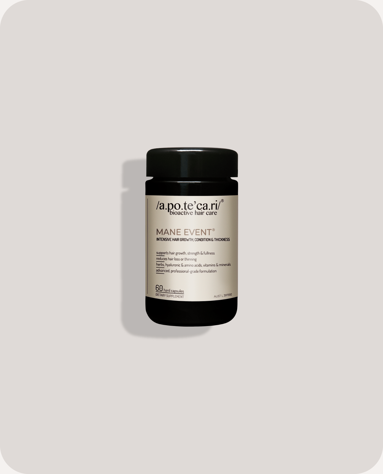 Mane event, thicker hair, hair fall, thinning hair, benefits, hair care, vegan