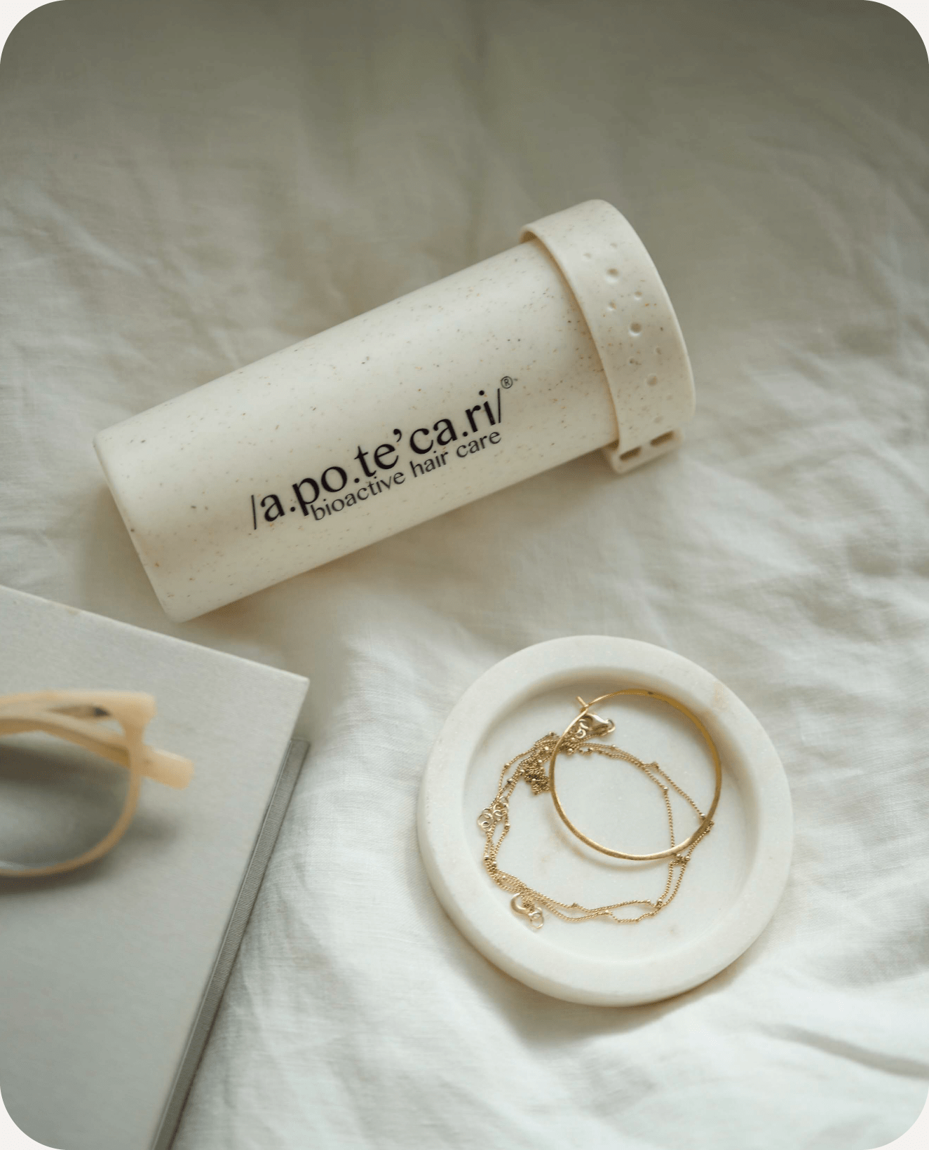 Apotecari, signature, shaker, Hair Atelier, drink, bed, daily, routine