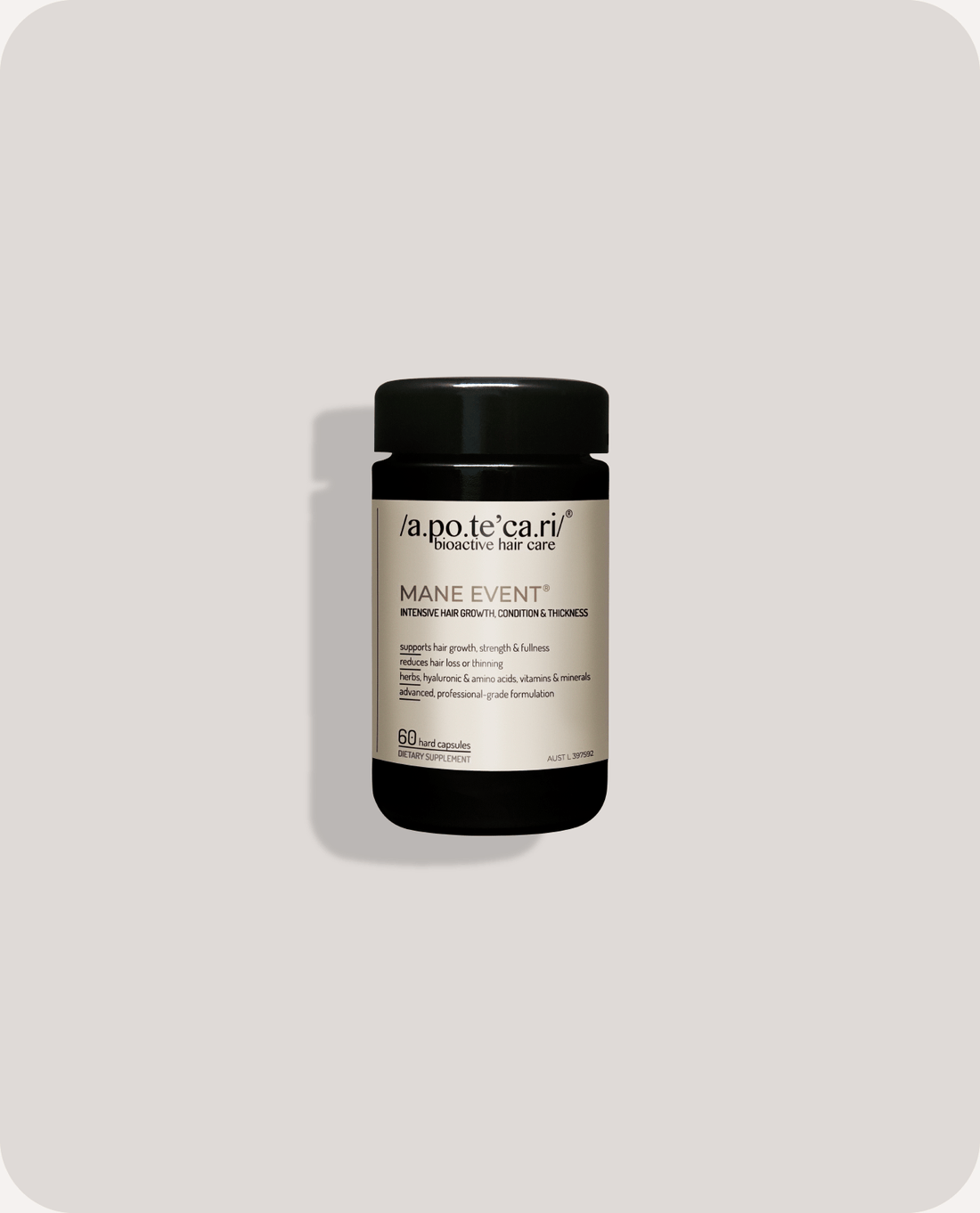 Mane event, thicker hair, hair fall, thinning hair, benefits, hair care, vegan